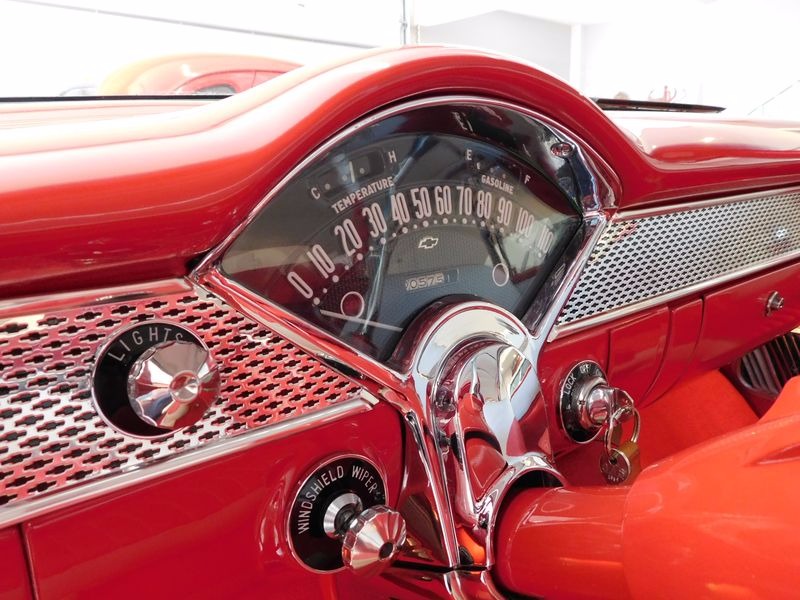 Used 1955 Chevrolet Bel Air/150/210 -COMPLETE RESTORATION-VIPER RED SHOW CAR WINNER-400+ HP | St. Petersburg, FL