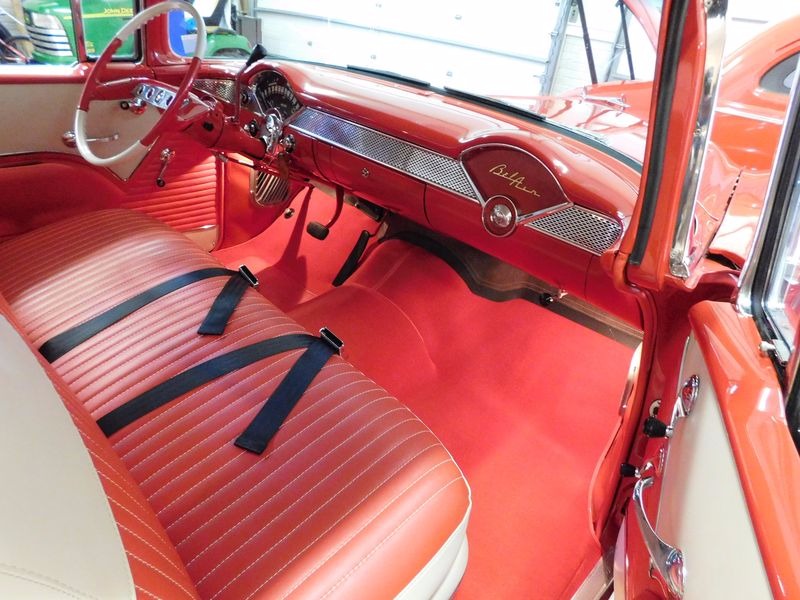 Used 1955 Chevrolet Bel Air/150/210 -COMPLETE RESTORATION-VIPER RED SHOW CAR WINNER-400+ HP | St. Petersburg, FL