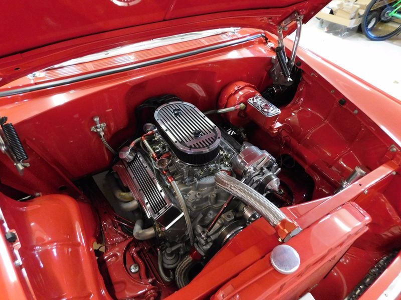 Used 1955 Chevrolet Bel Air/150/210 -COMPLETE RESTORATION-VIPER RED SHOW CAR WINNER-400+ HP | St. Petersburg, FL