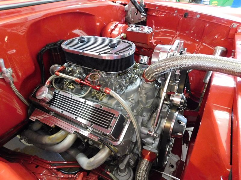 Used 1955 Chevrolet Bel Air/150/210 -COMPLETE RESTORATION-VIPER RED SHOW CAR WINNER-400+ HP | St. Petersburg, FL