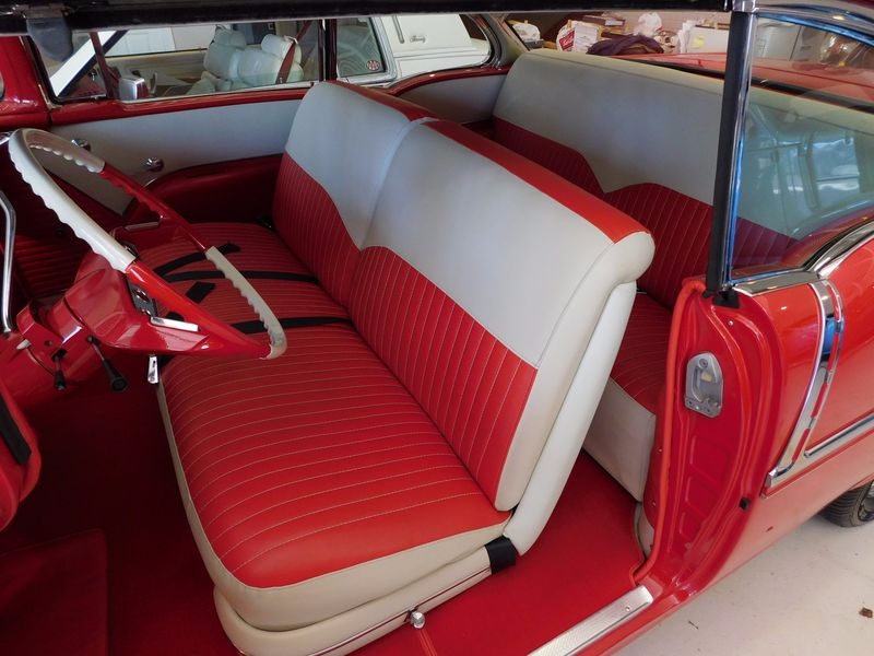 Used 1955 Chevrolet Bel Air/150/210 -COMPLETE RESTORATION-VIPER RED SHOW CAR WINNER-400+ HP | St. Petersburg, FL