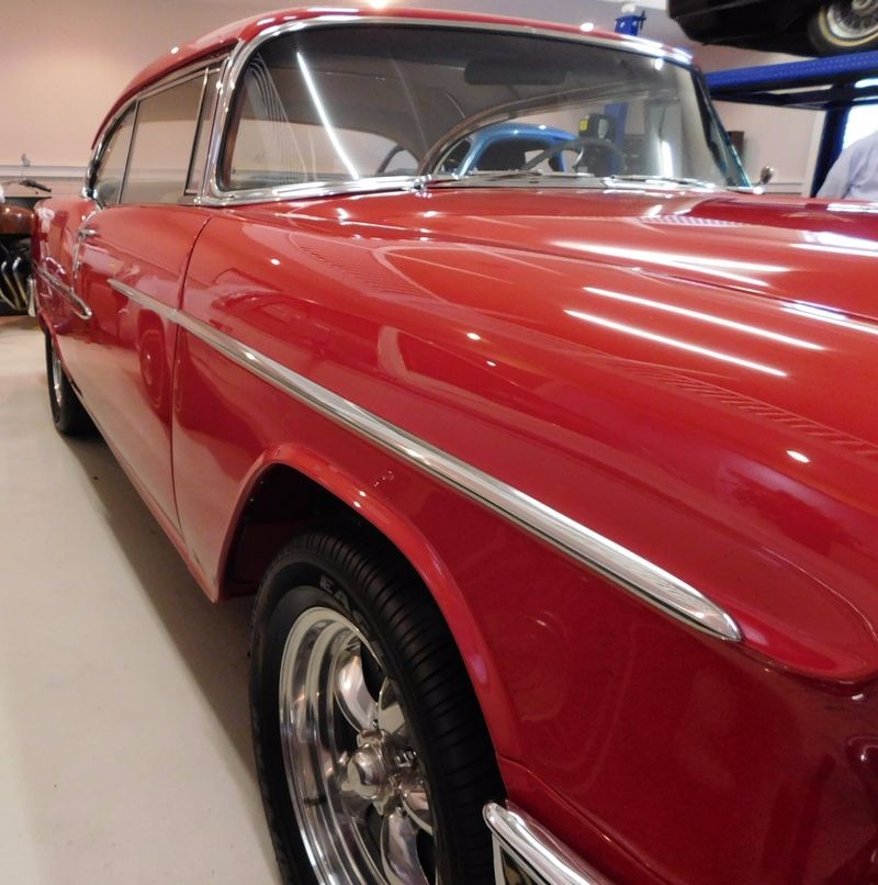Used 1955 Chevrolet Bel Air/150/210 -COMPLETE RESTORATION-VIPER RED SHOW CAR WINNER-400+ HP | St. Petersburg, FL