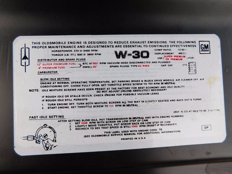 Used 1970 Oldsmobile 442 -W-30 CODE RECREATION- PROFESSIONALLY BUILT- | Mundelein, IL