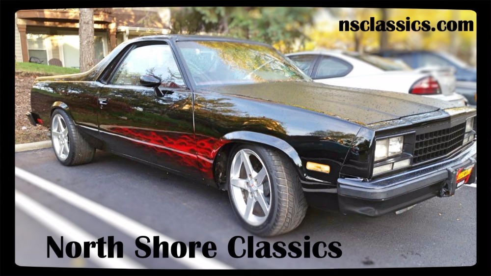 Used 1983 Chevrolet El Camino -LIGHT PROJECT-305/350 AUTO-CUSTOM FLAMES- | Mundelein, IL