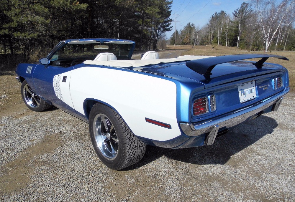Used 1971 Plymouth Barracuda/Cuda -CONVERTIBLE- 416CI -BRIGHT BLUE METALLIC- | Mundelein, IL