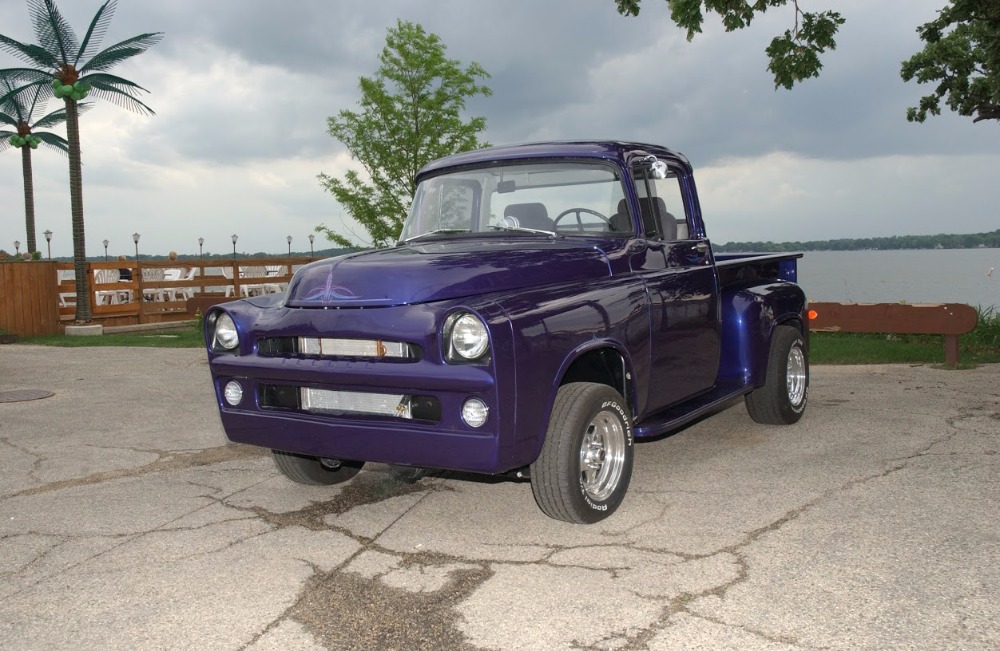 Used 1957 Dodge 100 -STEPSIDE-TWIN 625 EDELBROCK CARBS-TORQUE FLIGHT 727- | Mundelein, IL