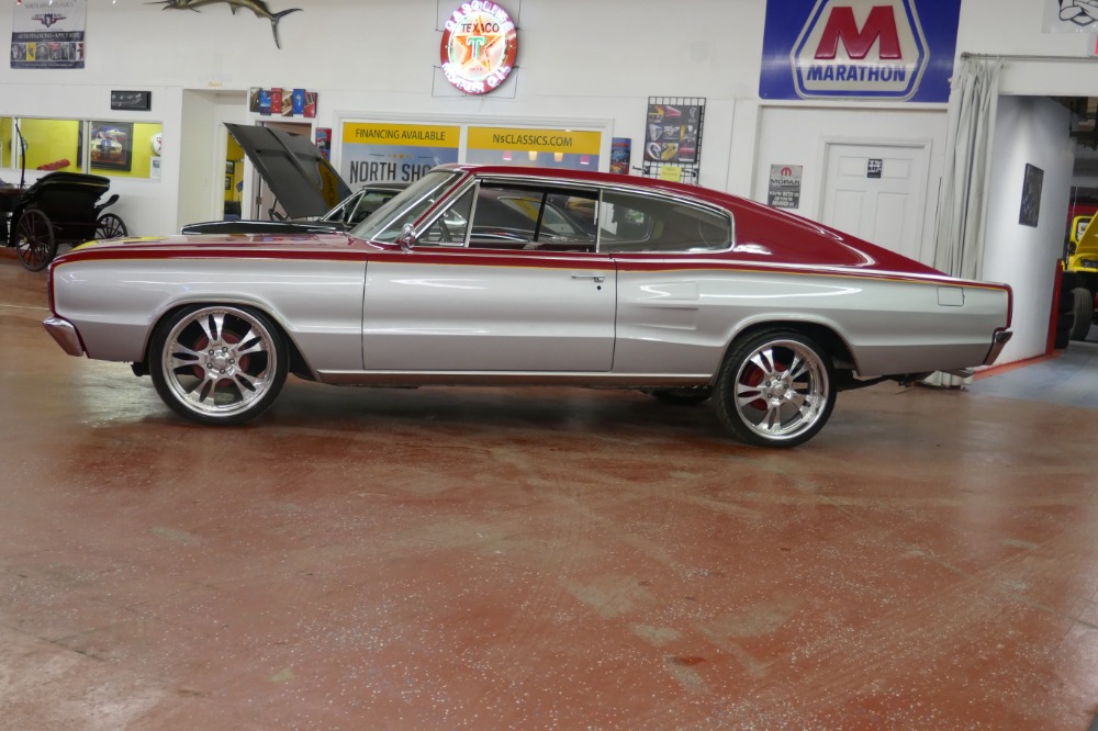 Used 1966 Dodge Charger -400 V8-AUTOMATIC-AWESOME RED/ SILVER COLOR COMBO- | Mundelein, IL