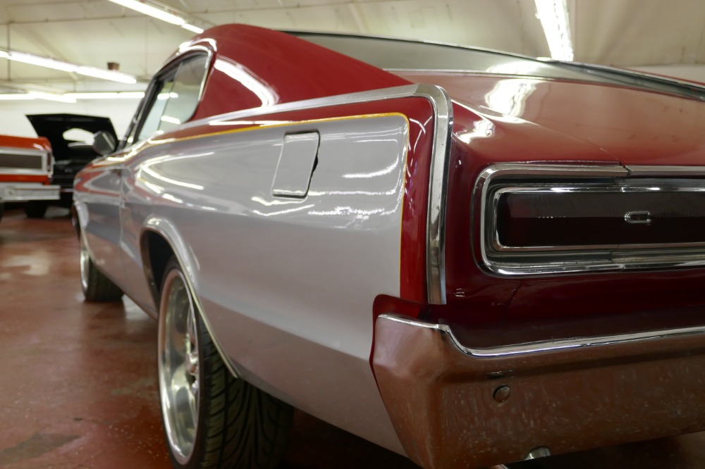 Used 1966 Dodge Charger -400 V8-AUTOMATIC-AWESOME RED/ SILVER COLOR COMBO- | Mundelein, IL