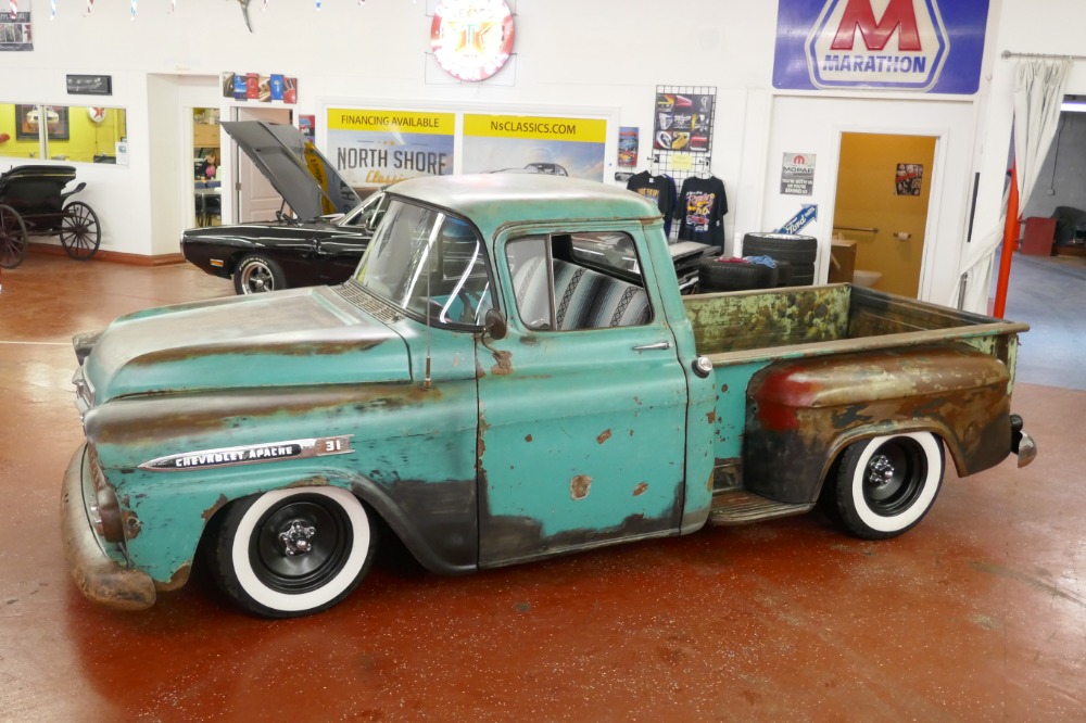 Used 1959 Chevrolet Apache -RAT ROD PATINA TENNESSEE CUSTOM RARE PICK UP-SEE VIDEO | Mundelein, IL
