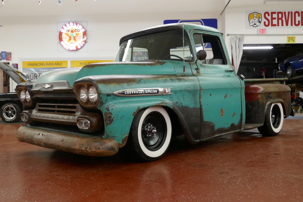 Used 1959 Chevrolet Apache -RAT ROD PATINA TENNESSEE CUSTOM RARE PICK UP-SEE VIDEO | Mundelein, IL