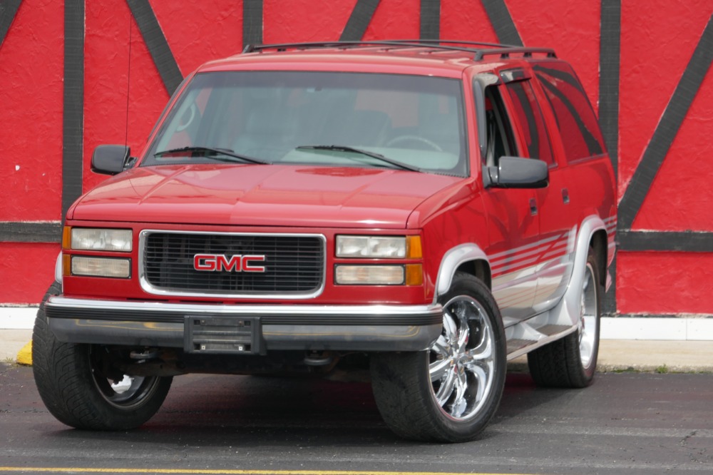 Used 1996 GMC Suburban -NEW PAINT-CHOO CHOO CUSTOMS-LEATHER FULLY LOADED- | Mundelein, IL