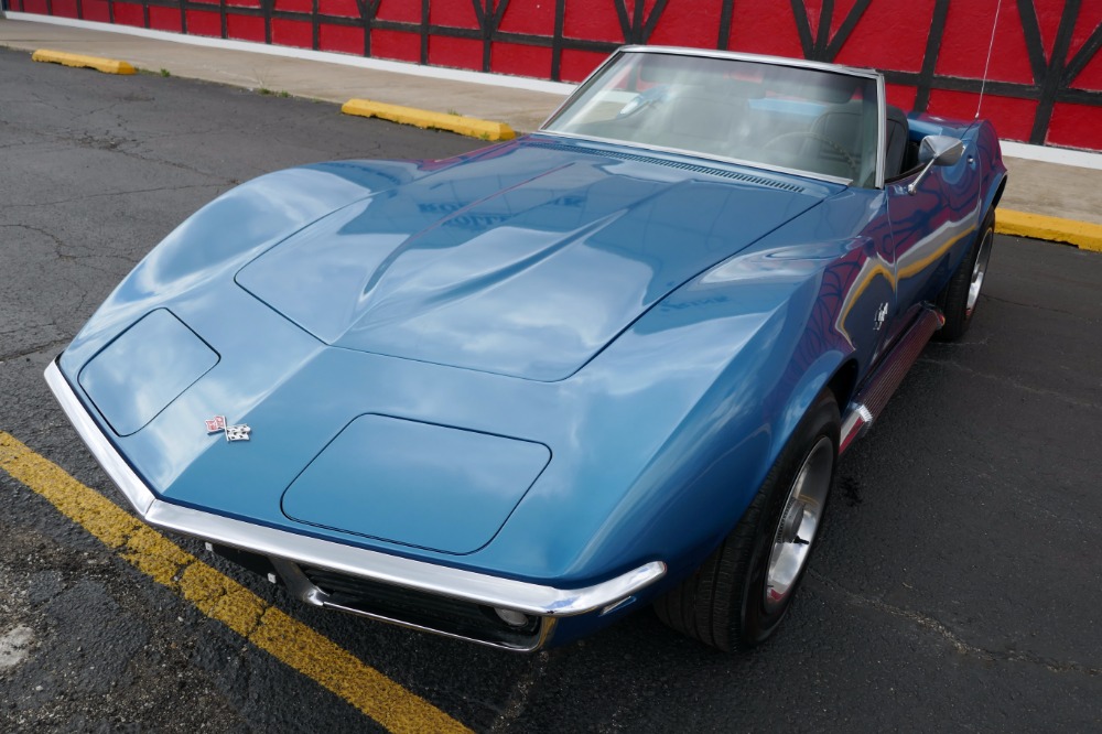 Used 1968 Chevrolet Corvette Convertible Stingray-Marina Blue with 4 speed- | Mundelein, IL