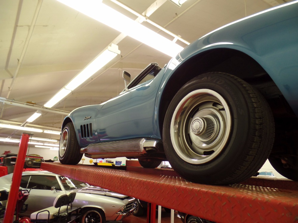 Used 1968 Chevrolet Corvette Convertible Stingray-Marina Blue with 4 speed- | Mundelein, IL