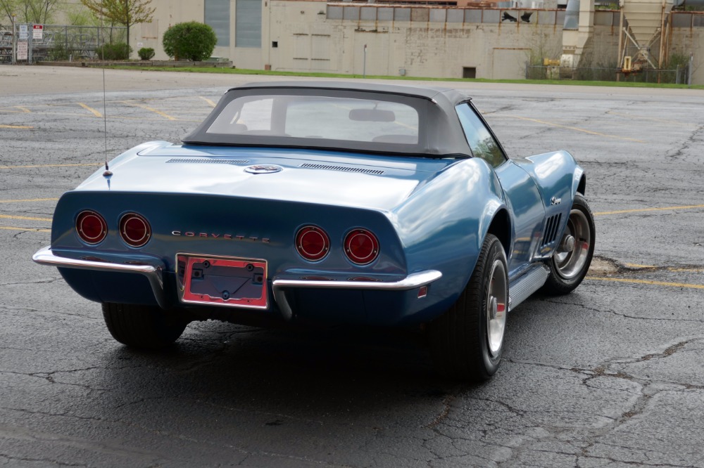 Used 1968 Chevrolet Corvette Convertible Stingray-Marina Blue with 4 speed- | Mundelein, IL
