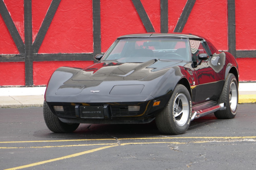 Used 1977 Chevrolet Corvette -BLACK ON BLACK-SIDE PIPES-ONLY 51,211 ORIGINAL MILES- SEE VIDEO | Mundelein, IL