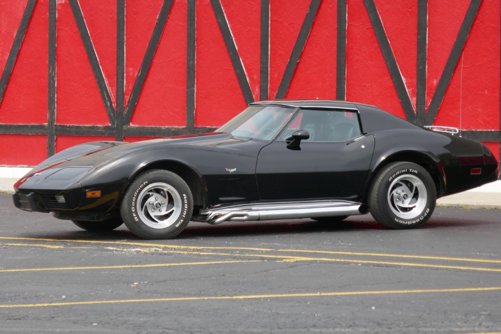 Used 1977 Chevrolet Corvette -BLACK ON BLACK-SIDE PIPES-ONLY 51,211 ORIGINAL MILES- SEE VIDEO | Mundelein, IL