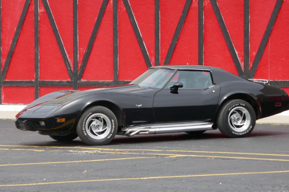 Used 1977 Chevrolet Corvette -BLACK ON BLACK-SIDE PIPES-ONLY 51,211 ORIGINAL MILES- SEE VIDEO | Mundelein, IL
