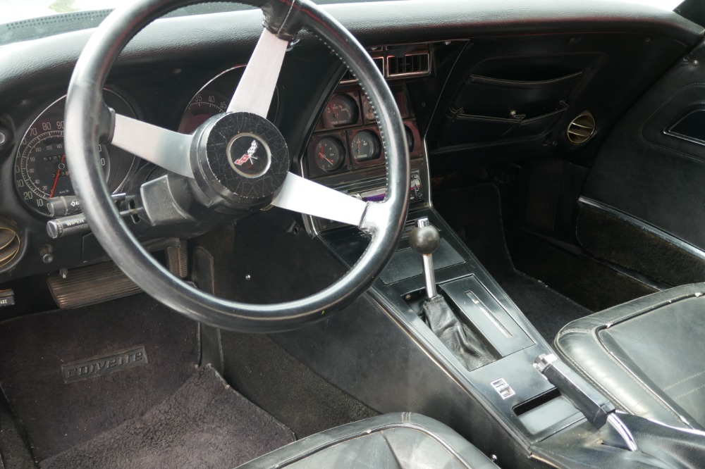 Used 1977 Chevrolet Corvette -BLACK ON BLACK-SIDE PIPES-ONLY 51,211 ORIGINAL MILES- SEE VIDEO | Mundelein, IL