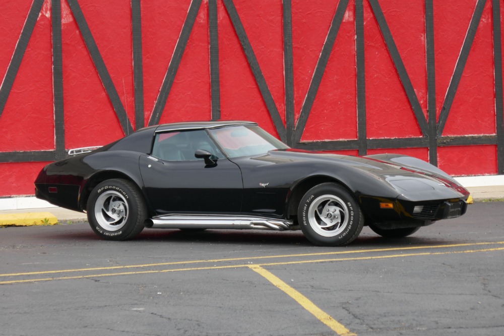 Used 1977 Chevrolet Corvette -BLACK ON BLACK-SIDE PIPES-ONLY 51,211 ORIGINAL MILES- SEE VIDEO | Mundelein, IL