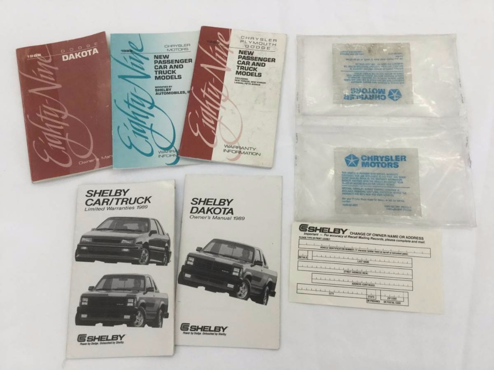Used 1989 Dodge Dakota -SHELBY GT PICKUP-BUILT AT CARROLL SHELBY FACILITY- | Mundelein, IL