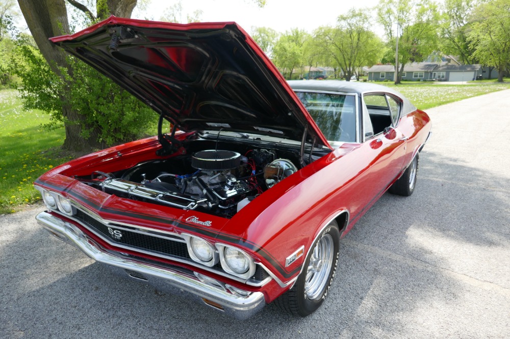 Used 1968 Chevrolet Chevelle -SS396 FRAME OFF RESTO-TRIBUTE-FIRE RED PAINT-SOLID ARIZONA-SEE VIDEO- | Mundelein, IL