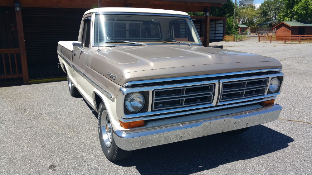 Used 1972 Ford Fleetside -SPORT CUSTOM PICK-UP TRUCK-PATINA PEWTER GREY METALLIC-FRESH BIG BLOCK- | Mundelein, IL