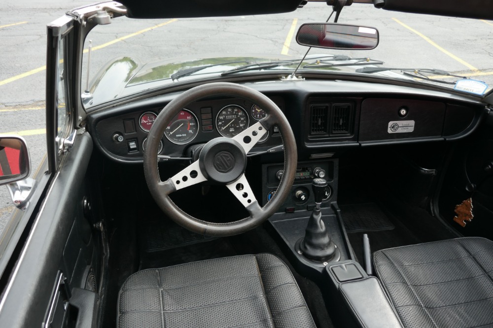 Used 1980 MG MGB -ONLY 30,762 ORIGINAL MILES- BLACK ON BLACK CONVERTIBLE- SEE VIDEO | Mundelein, IL