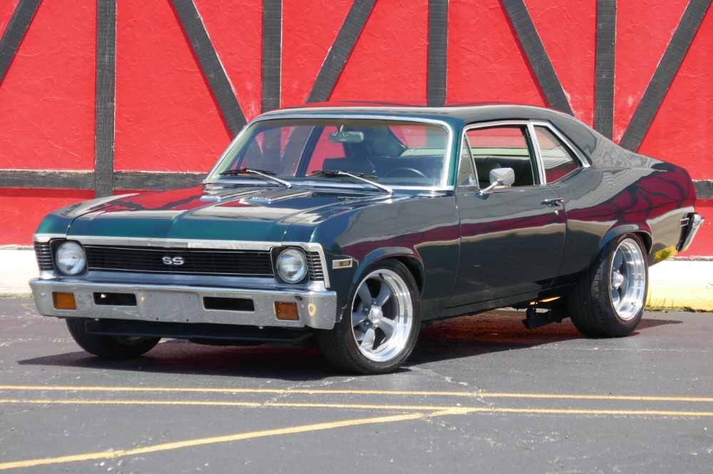 Used 1972 Chevrolet Nova -BUILT STROKER ENGINE-NEWER EMERALD GREEN PAINT-SEE VIDEO | Mundelein, IL
