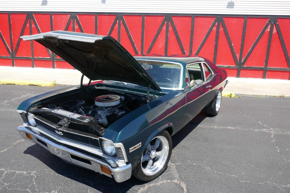 Used 1972 Chevrolet Nova -BUILT STROKER ENGINE-NEWER EMERALD GREEN PAINT-SEE VIDEO | Mundelein, IL