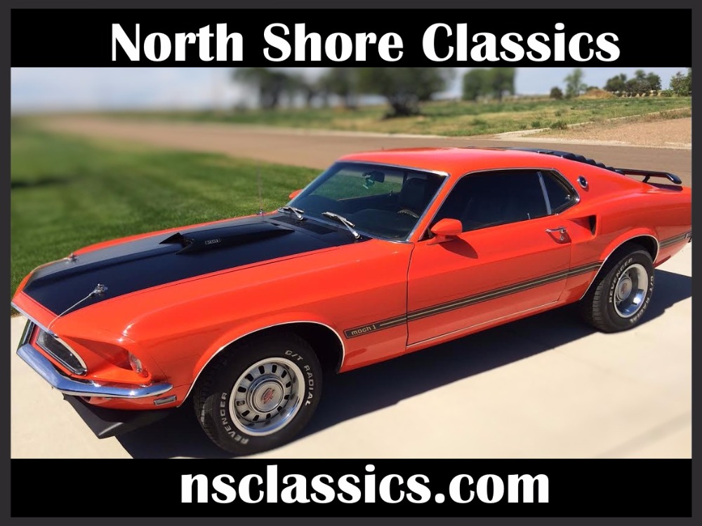 Used 1969 Ford Mustang -MACH 1-TWO OWNER-351 WINSOR-H-CODE-MUSCLE CAR- | Mundelein, IL
