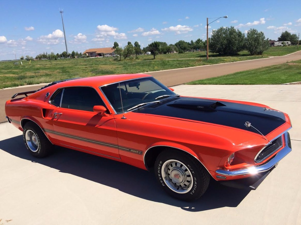 Used 1969 Ford Mustang -MACH 1-TWO OWNER-351 WINSOR-H-CODE-MUSCLE CAR- | Mundelein, IL