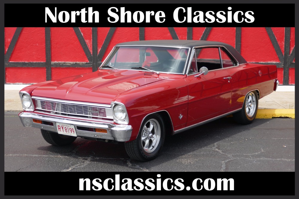 Used 1966 Chevrolet Nova -SOLID AND CLEAN 66- 383 STROKER MOTOR-700R4-SEE VIDEO | Mundelein, IL