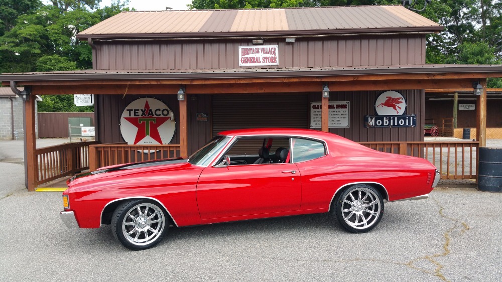 Used 1972 Chevrolet Chevelle -STUNNING VICTORY RED MUSCLE CAR- 355CI/ AUTOMATIC- | Mundelein, IL