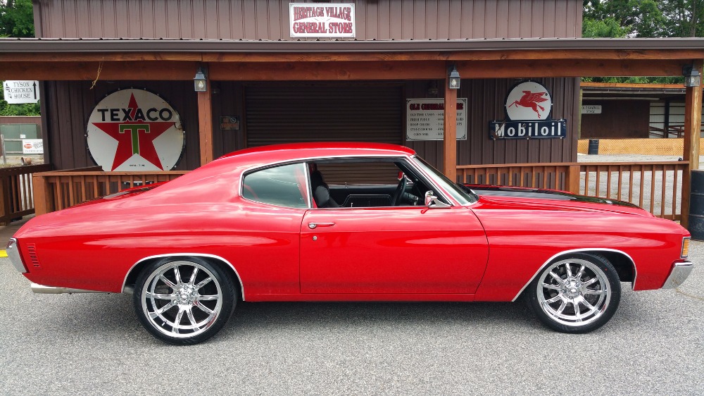 Used 1972 Chevrolet Chevelle -STUNNING VICTORY RED MUSCLE CAR- 355CI/ AUTOMATIC- | Mundelein, IL