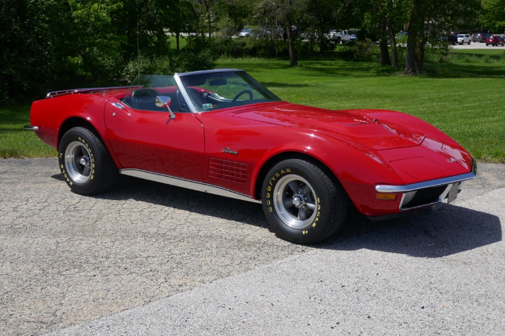Used 1971 Chevrolet Corvette -NEW LOW PRICE-RED STINGRAY CONVERTIBLE-SEE VIDEO | Mundelein, IL