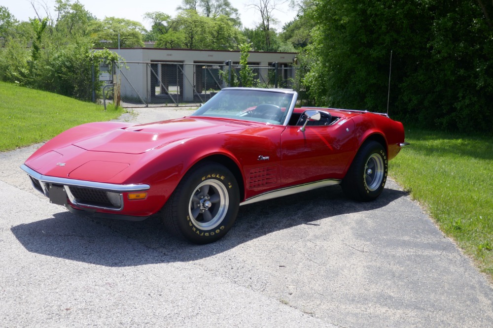 Used 1971 Chevrolet Corvette -NEW LOW PRICE-RED STINGRAY CONVERTIBLE-SEE VIDEO | Mundelein, IL