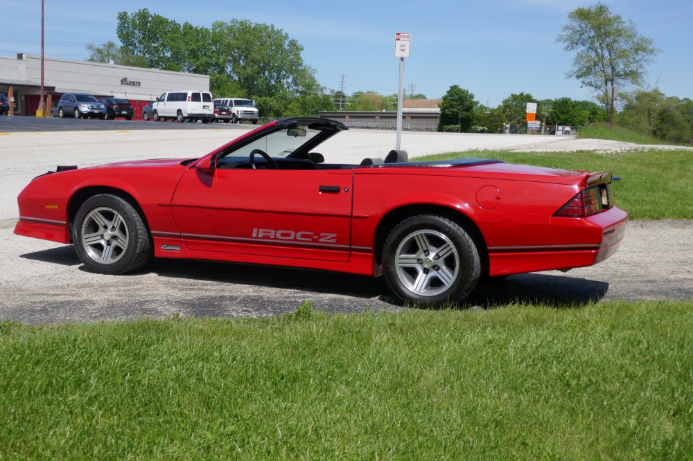 1988 Chevrolet Camaro Priced To Iroc Z 28 Mint