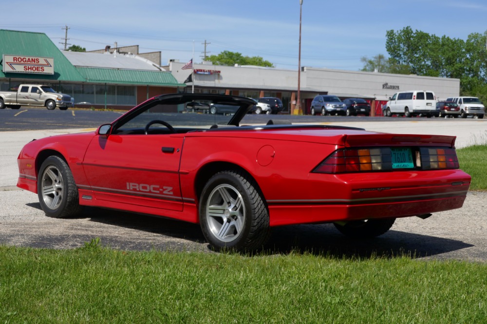 Used 1988 Chevrolet Camaro -PRICED TO SELL-IROC Z/28 MINT CONVERTIBLE-SEE VIDEO | Mundelein, IL