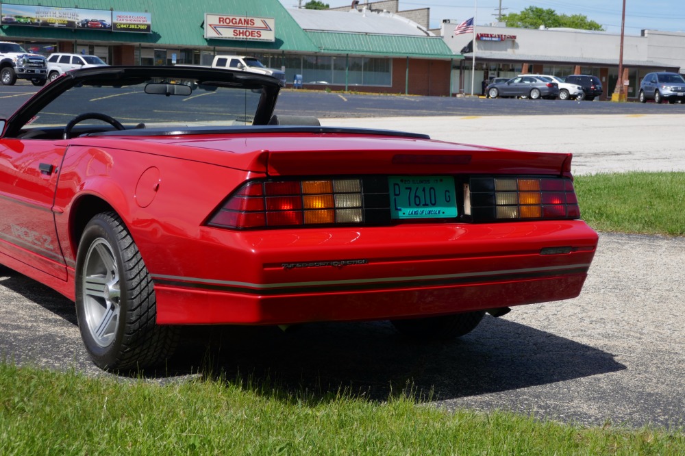 Used 1988 Chevrolet Camaro -PRICED TO SELL-IROC Z/28 MINT CONVERTIBLE-SEE VIDEO | Mundelein, IL