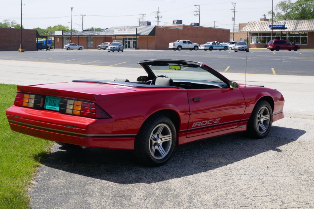 Used 1988 Chevrolet Camaro -PRICED TO SELL-IROC Z/28 MINT CONVERTIBLE-SEE VIDEO | Mundelein, IL
