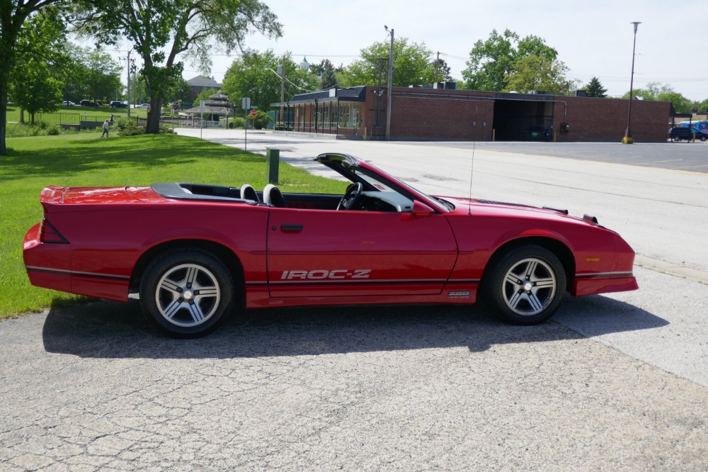 Used 1988 Chevrolet Camaro -PRICED TO SELL-IROC Z/28 MINT CONVERTIBLE-SEE VIDEO | Mundelein, IL