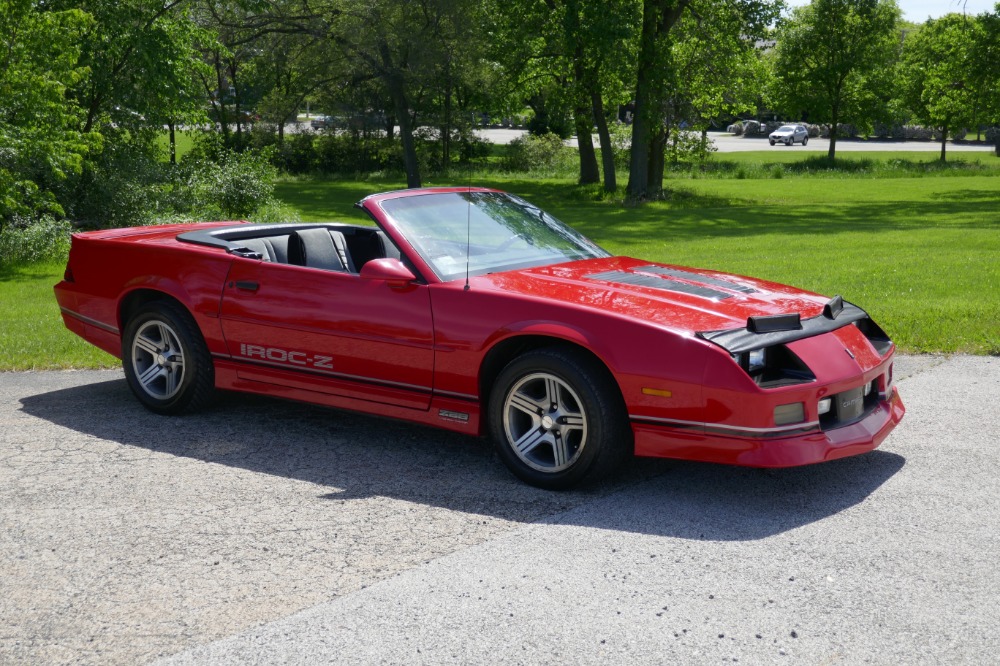 Used 1988 Chevrolet Camaro -PRICED TO SELL-IROC Z/28 MINT CONVERTIBLE-SEE VIDEO | Mundelein, IL