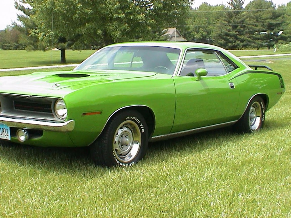 Plymouth Hemi CUDA Green