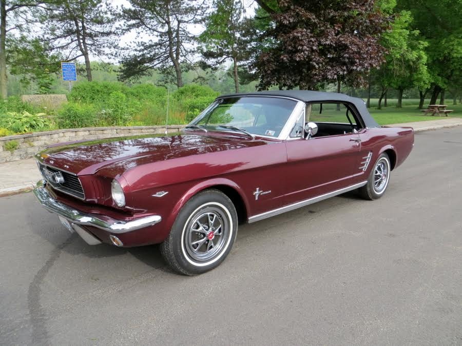 Used 1966 Ford Mustang -CONVERTIBLE- REAL 289 C-CODE V8-NUMBERS MATCHING SURVIVOR- | Mundelein, IL