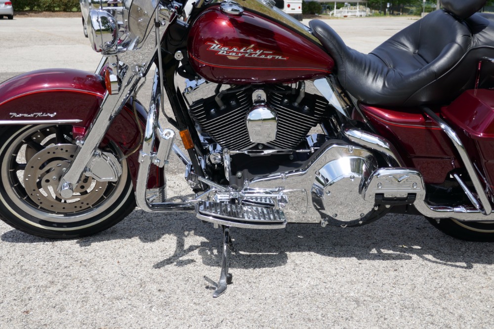 Used 2002 Harley Davidson RoadKing 1450 V2- CHROMED OUT BIKE- BAGGER STYLE SEAT-NEW LOWERED PRICE- SEE VIDEO | Mundelein, IL