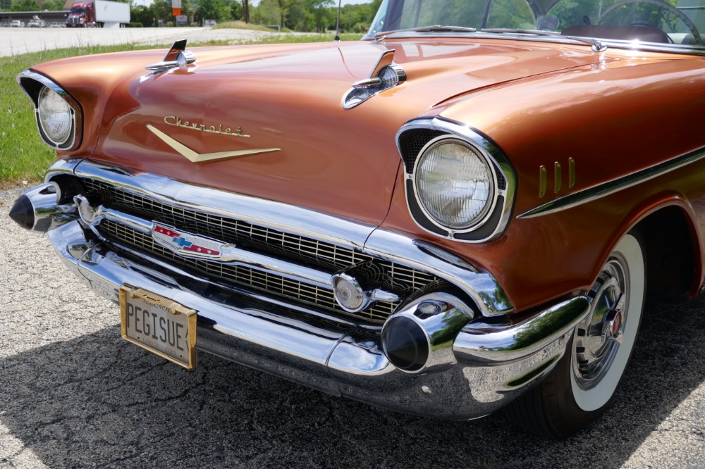 Used 1957 Chevrolet Bel Air -BEAUTIFUL SIERRA GOLD CLASSIC CRUISER- 283/2-SPEED AUTO-SEE VIDEO | Mundelein, IL
