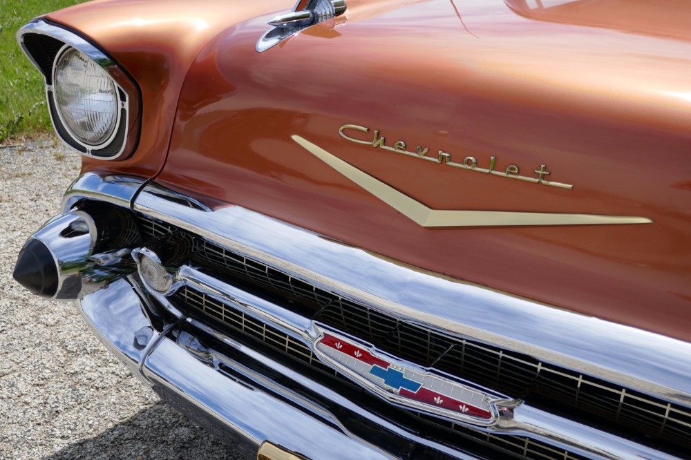 Used 1957 Chevrolet Bel Air -BEAUTIFUL SIERRA GOLD CLASSIC CRUISER- 283/2-SPEED AUTO-SEE VIDEO | Mundelein, IL