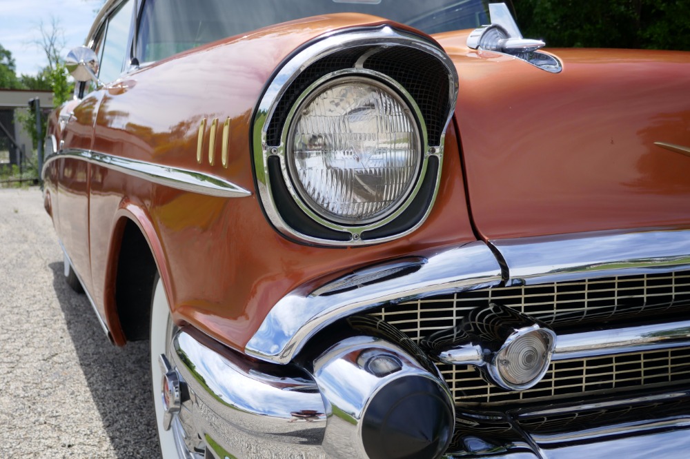 Used 1957 Chevrolet Bel Air -BEAUTIFUL SIERRA GOLD CLASSIC CRUISER- 283/2-SPEED AUTO-SEE VIDEO | Mundelein, IL