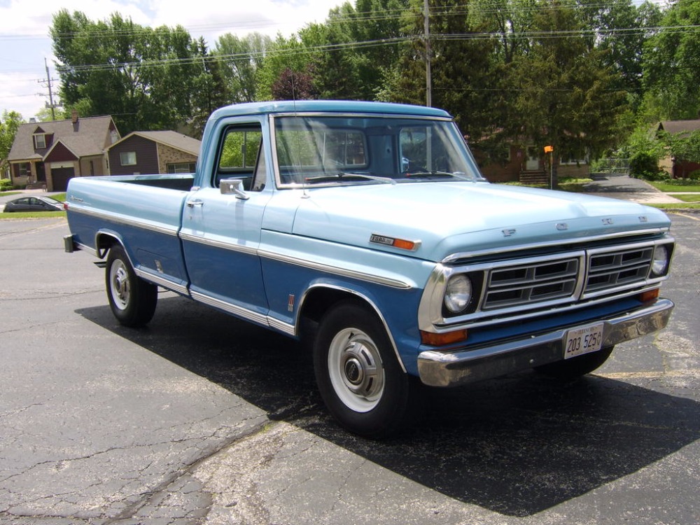 Used 1972 Ford F250 -SPORT CUSTOM PICKUP TRUCK- 3 TONE BLUE - | Mundelein, IL