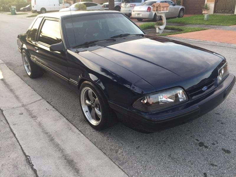 Used 1991 Ford Mustang -FOX BODY-NEW MIDNIGHT BLUE EXTERIOR- | Mundelein, IL